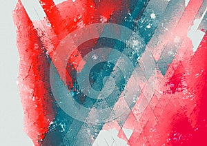 Abstract Red Blue And Grey Paint Texture Background Image Beautiful elegant Illustration