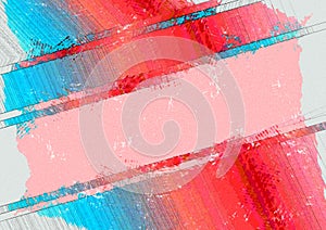 Abstract Red Blue And Grey Painting Background Image Beautiful elegant Illustration