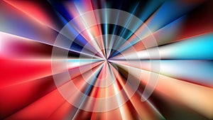 Abstract Red and Blue Starburst Background Vector