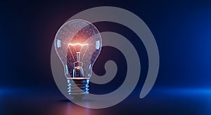 Abstract red and blue wavy lines with glitch effect, dynamic and distorted visual design