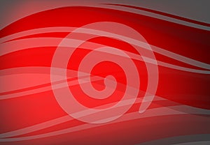 Abstract red color wave background, wallpaper for any design.