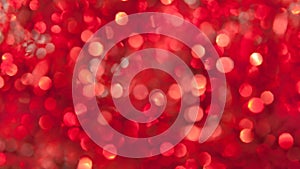 Abstract red defocused lights background. bokeh abstract background and texture