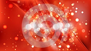 Abstract Red Defocused Lights Background Design