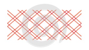 Abstract Red Diagonal Grid Pattern Geometric Background, vector design Generative AI