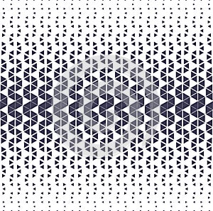 Abstract red geometric halftone triangle gradient pattern background