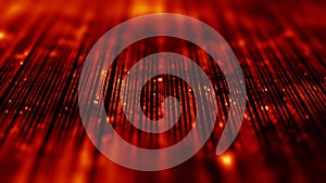 Abstract Red Geometrical Background . Connection structure. Science background. Futuristic Technology HUD Element