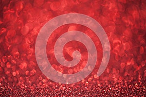 Abstract red glitter background