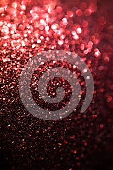 Abstract red glitter background