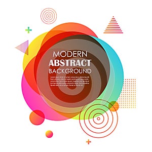 Abstract red gradient geometric pattern design and background. U
