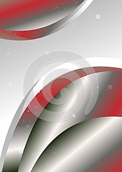 Abstract Red and Grey Background Template