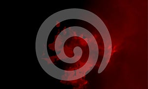 Smoke.Red smoke abstract background.Abstract red smoke hookah on a black background.