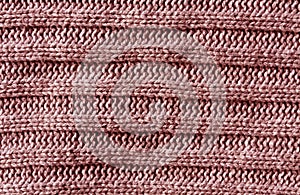 Abstract red knitting cloth texture.
