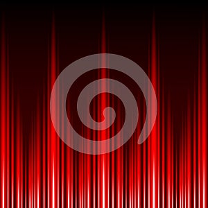 Abstract Red Light Effect electronic wave music vector background