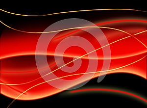 Abstract red lines background