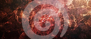Abstract Red Nebula Space Background photo
