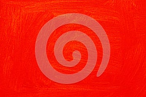 Abstract red orange oil painting full frame background