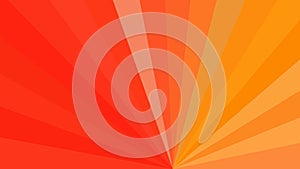 Abstract Red and Orange Radial Background Design