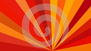 Abstract Red and Orange Rays Background