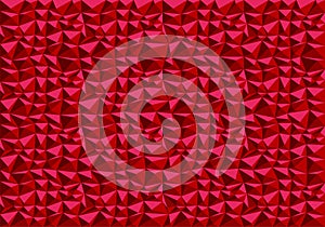 Abstract red polygon pattern background texture vector