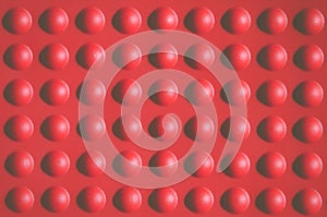 Abstract red rubber bumpy surface