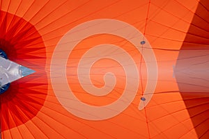 Abstract of a red sail