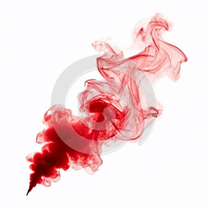 Abstract red smoke on a background. Texture. Design element. Abstract art.
