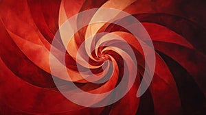Abstract Red Spiral Background Texture