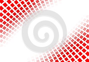 Abstract red squares