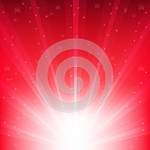 Abstract Red Vector Background