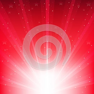 Abstract Red Vector Background. Vector