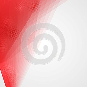 Abstract red and white background