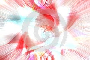 Abstract red and white background with twirl explosion effect