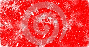 Abstract red and white Chrismas background.