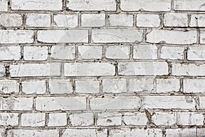 Background of brick with whitewashing