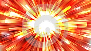 Abstract Red White and Yellow Sunburst Background