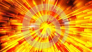 Abstract Red and Yellow Radial Sunburst Background