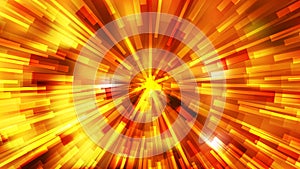 Abstract Red and Yellow Radial Sunburst Background Vector Graphic