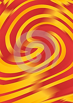 Abstract Red and Yellow Twirl Background Illustration