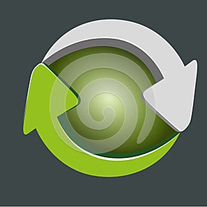 Abstract refresh icon