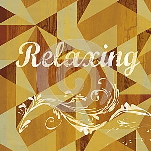 Abstract Relaxing Sentiment Grunge Design