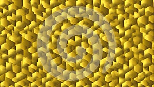 Isometric 3D cubes create an engaging geometric tile background design.