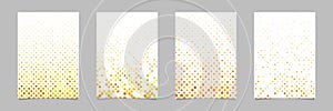 Abstract repeating dot pattern page background sets