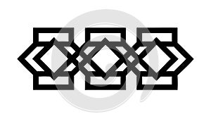 Abstract Repeating Hexagonal Pattern, Modern Geometric Design, vector design Generative AI