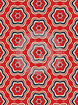 Abstract repeating pattern.