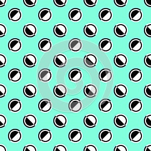 Abstract repeating pattern - vector circle background