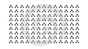 Abstract Repeating Triangle Pattern, Modern Geometric Background, vector design Generative AI