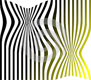 Abstract Repel Colorful strips white background shaded strips vivid vector illustration wallpaper. photo