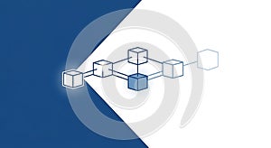Digital Blockchain Network Connected Cubes and Nodes