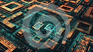 Quantum Core Network: Interconnected Circuitry for Advanced Computing Systems