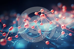 abstract representation of interconnected data nodes, digital matrix, binary code transmission